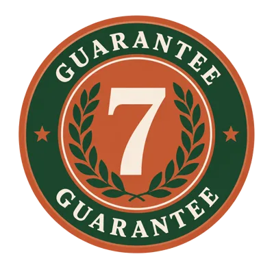 Selo de garantia de 7 dias